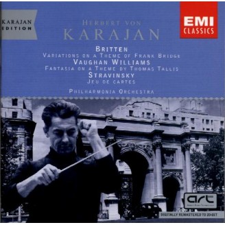 BRITTEN - Karajan - Variations on a theme of Frank Bridge, pour orchestr